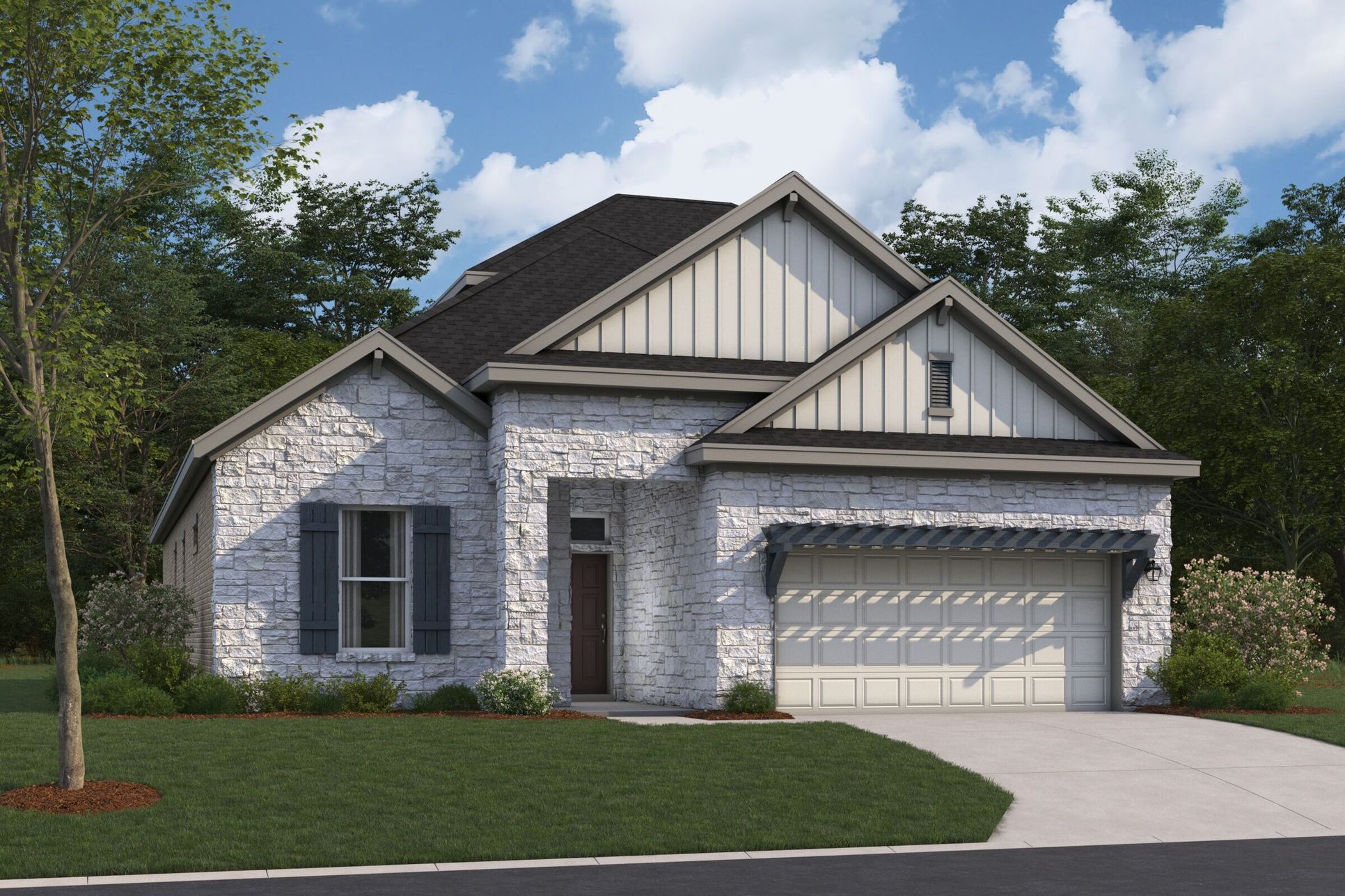 Paramount II Elevation D:Paramount II Elevation D