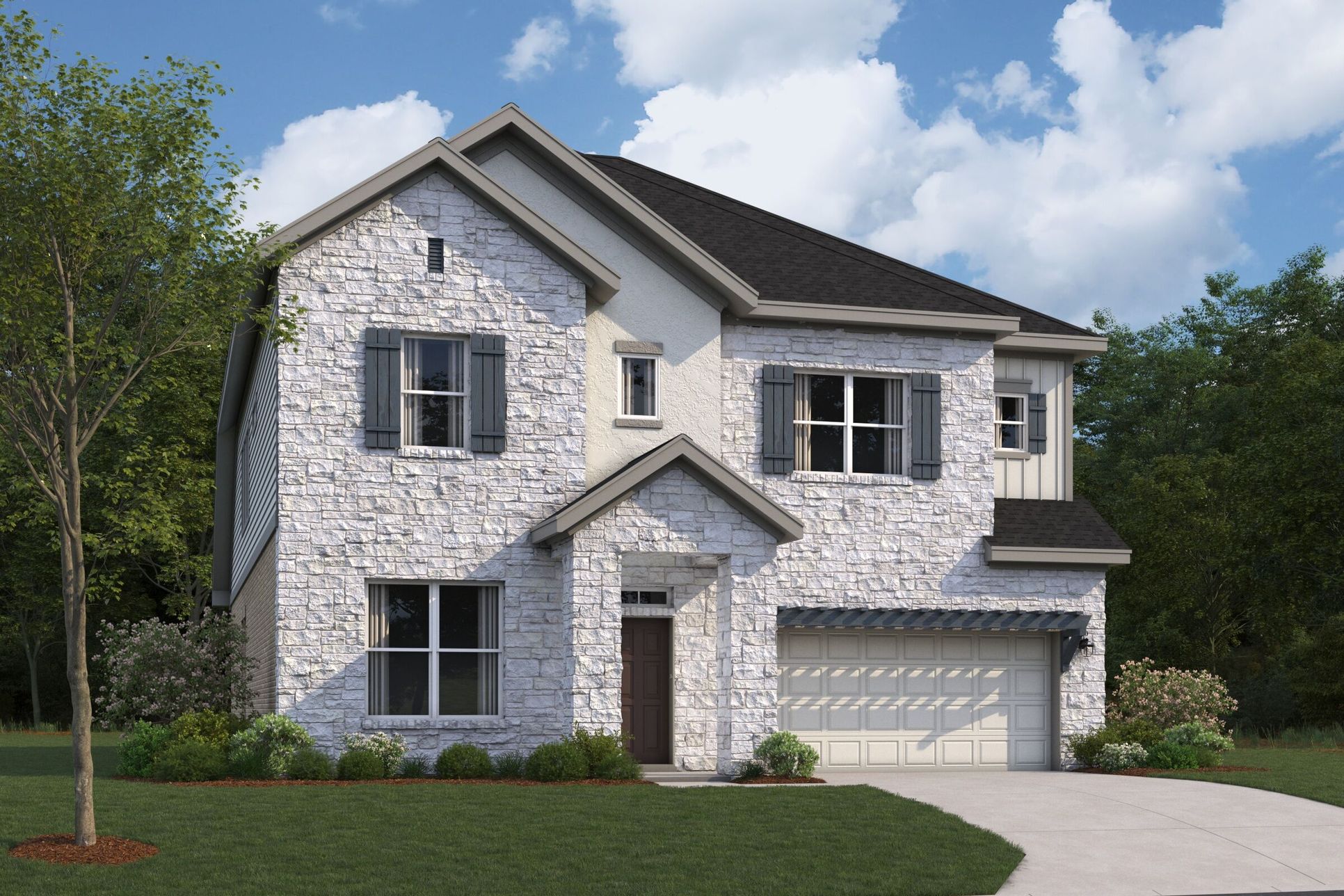 Bonnell II Elevation A:Bonnell II Elevation A