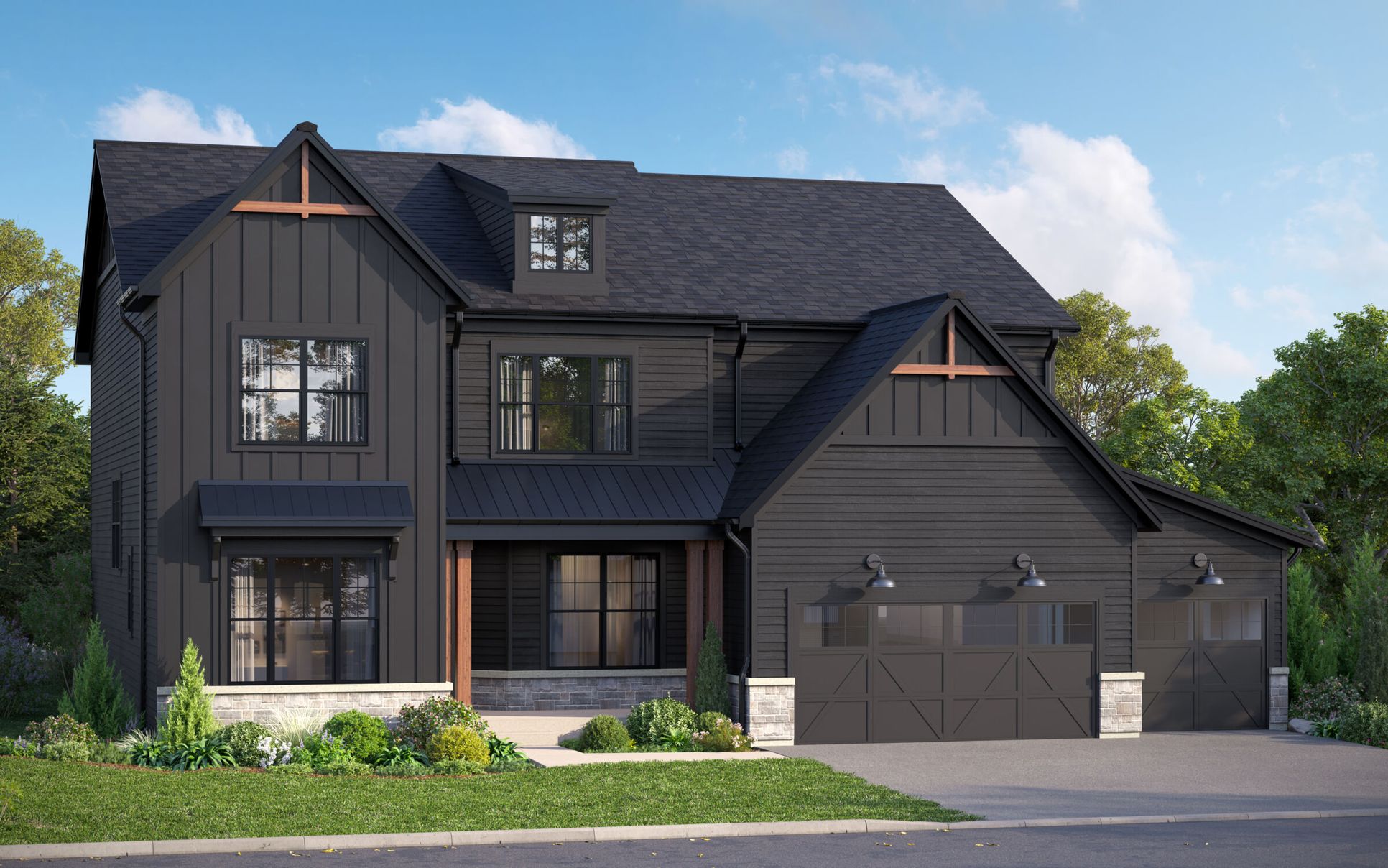 Sutcliff Elevation Urban Farmhouse:Sutcliff Elevation Urban Farmhouse