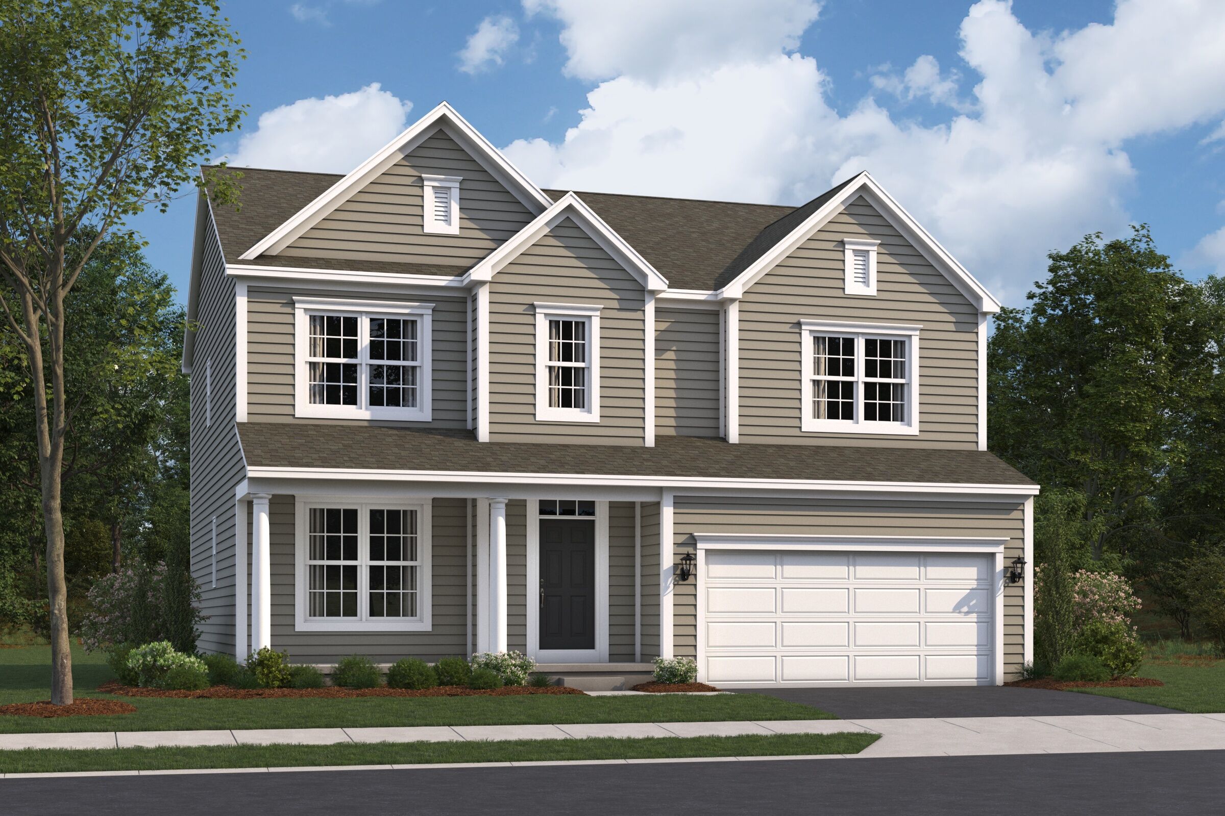 Bucknell Elevation A:Bucknell Elevation A
