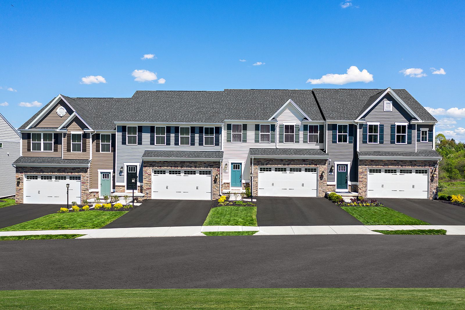 Pick your private wooded homesite.  Now selling final opportunities to move in this year.:The homes at Greenwood Village create a charming streetscape with character. Each home comes with an included 2-car garage for your vehicles and storage.