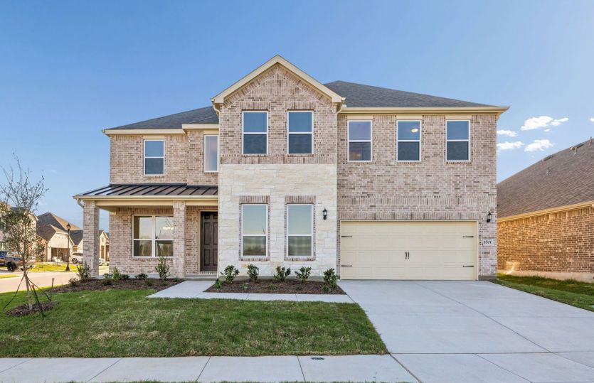 Exterior:The Oglesby, a two-story new home design