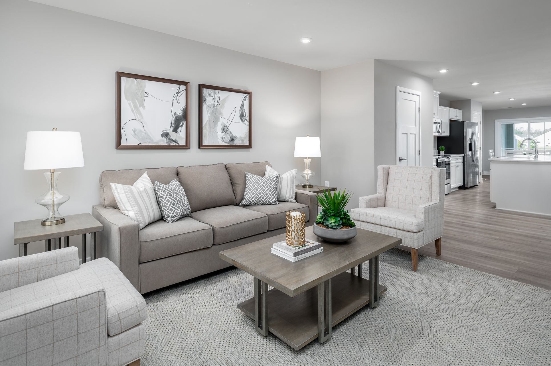 Main level living with extra space upstairs perfect for the grandkids!