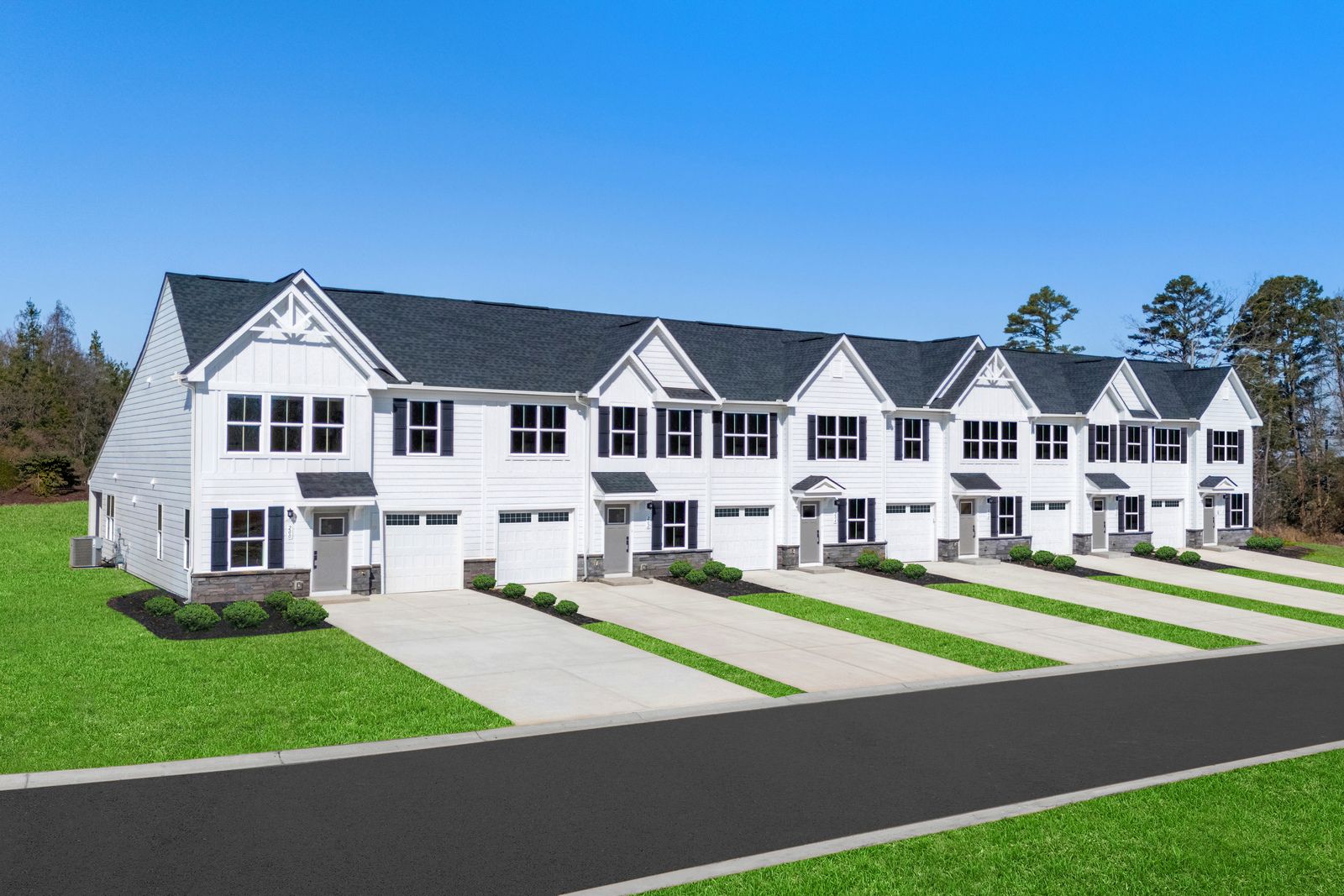 CLOSEST NEW TOWNHOMES TO THE BEACH WITH LOW HOA, POOL, LAWN CARE AND FIRST-FLOOR OWNER'S SUITE?
