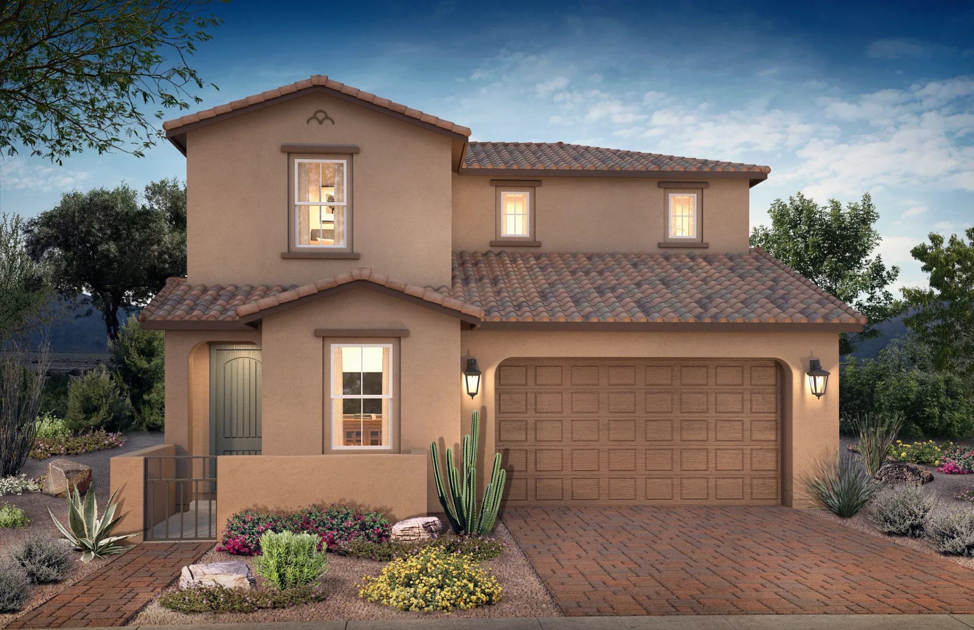 Plan 3521 Exterior A: Spanish:Exterior A: Spanish