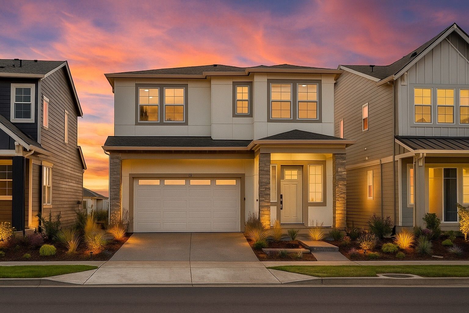 The Residences at Vineyard - 3014 - Calistoga - Exterior - Rendering