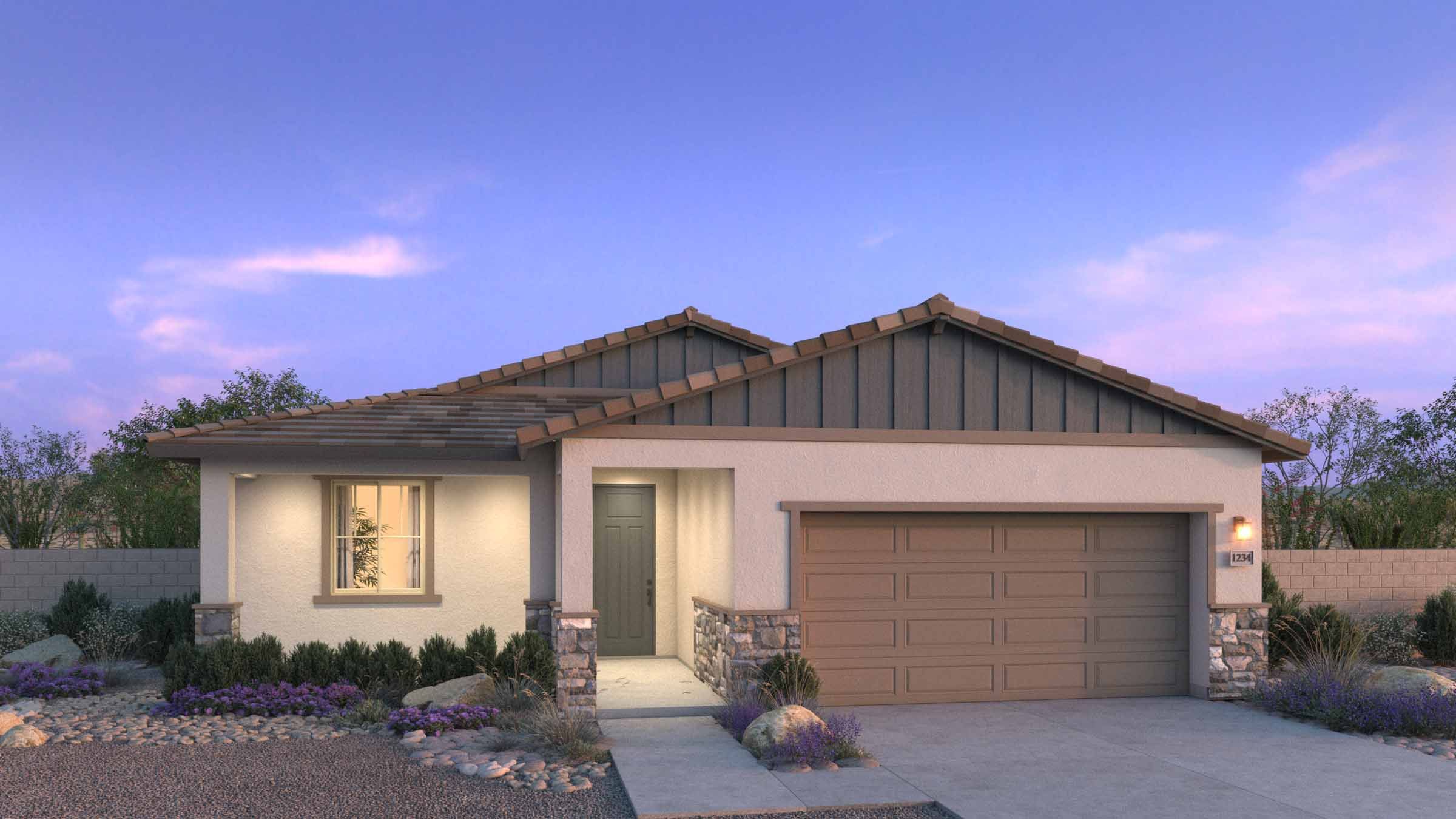 The Residences Collection at Copper Falls - Plan 4002 - Craftsman Elevation - Renderings
