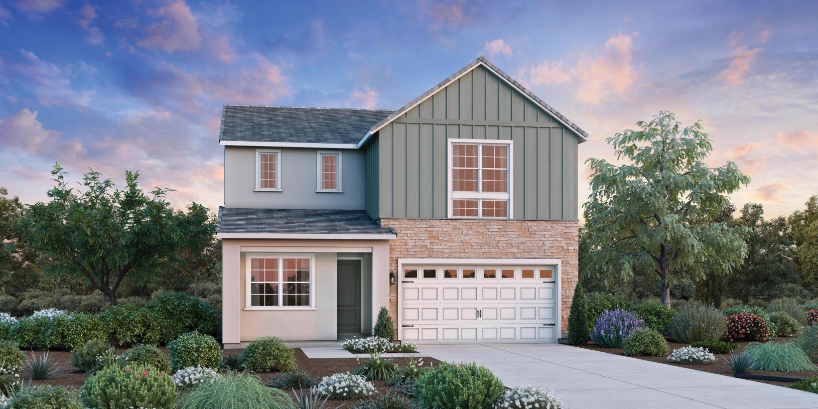 Elevation Image:Modern Farmhouse
