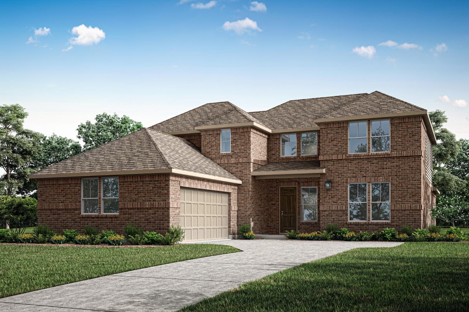 Elevation Rendering:Exterior Style A