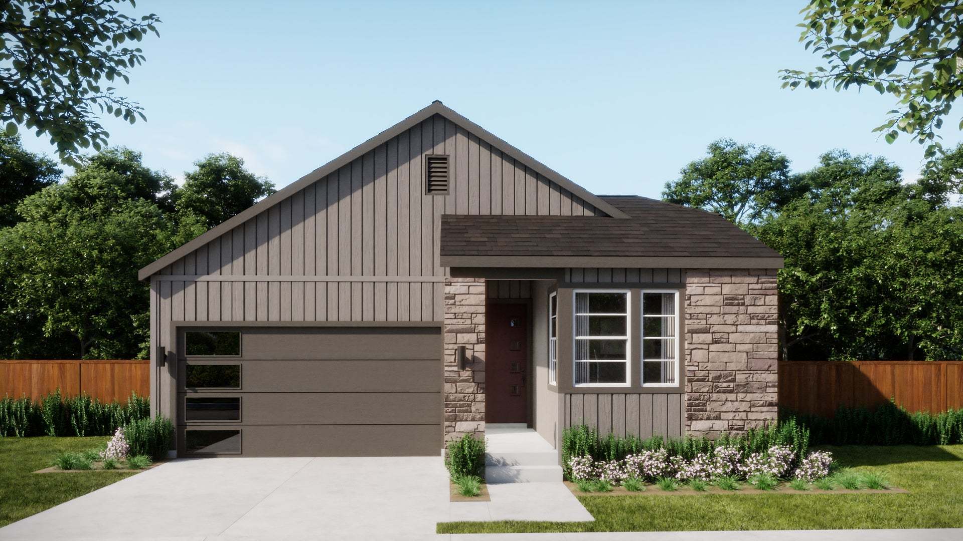 Kestrel at Tanterra by Trumark Homes | Plan Nightgale | Modern Ranch:Kestrel at Tanterra | Plan Nightingale | Modern Ranch
