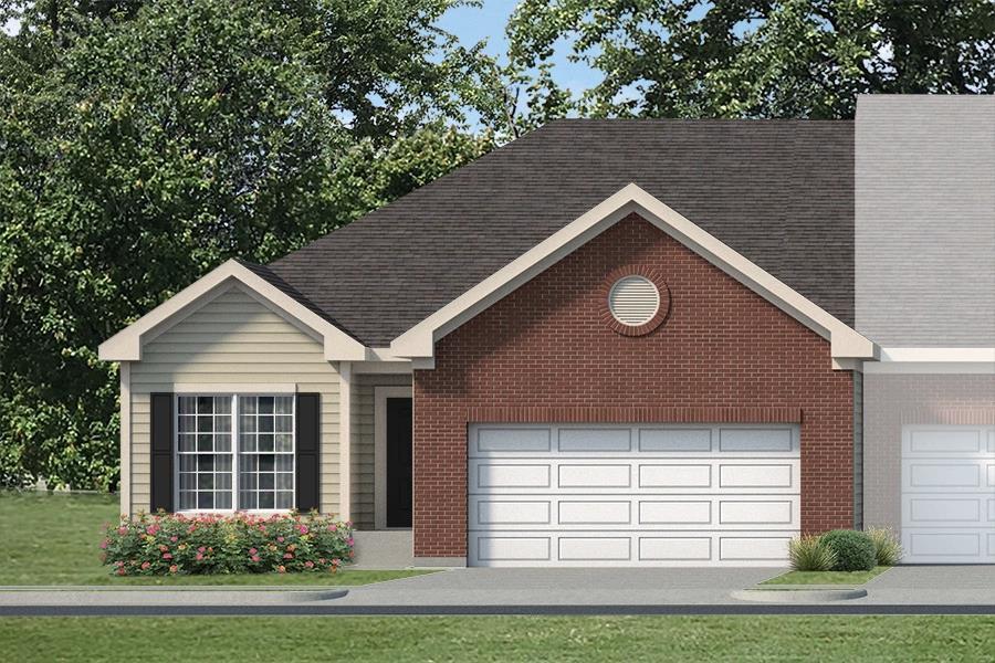 Brick Elevation Garage right